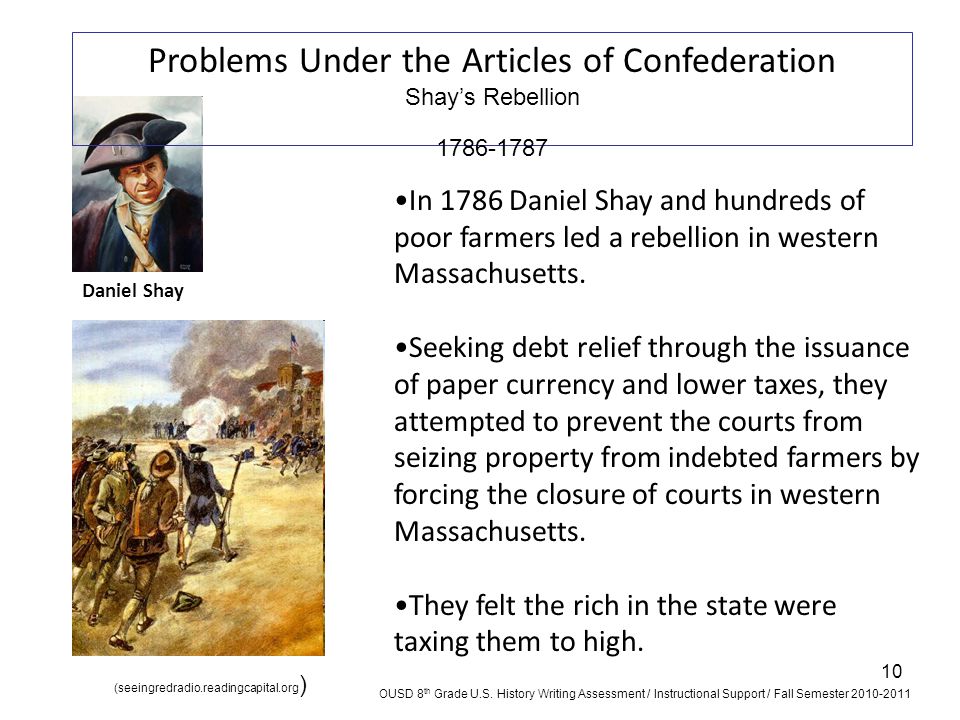 write a report analyzing the articles of confederation facts